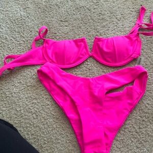 Vibrant Pink Bikini Set